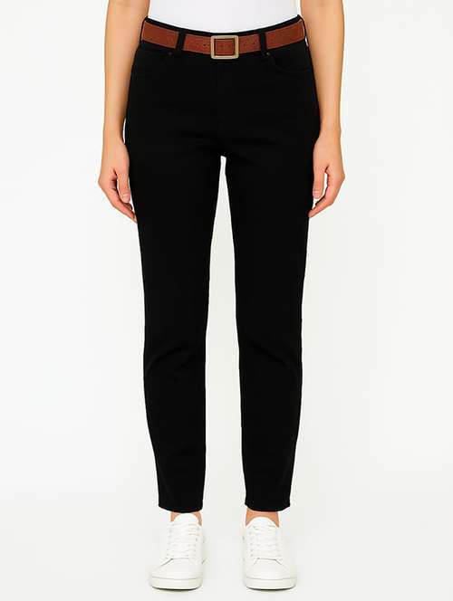 women solid mid rise slim fit jean - 22228301 -  Standard Image - 0