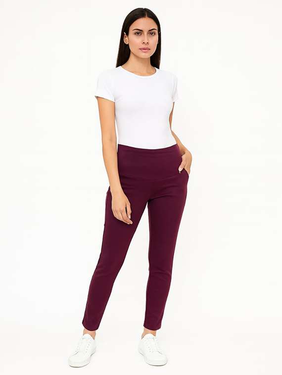 women solid mid rise jegging - 22228312 -  Standard Image - 2