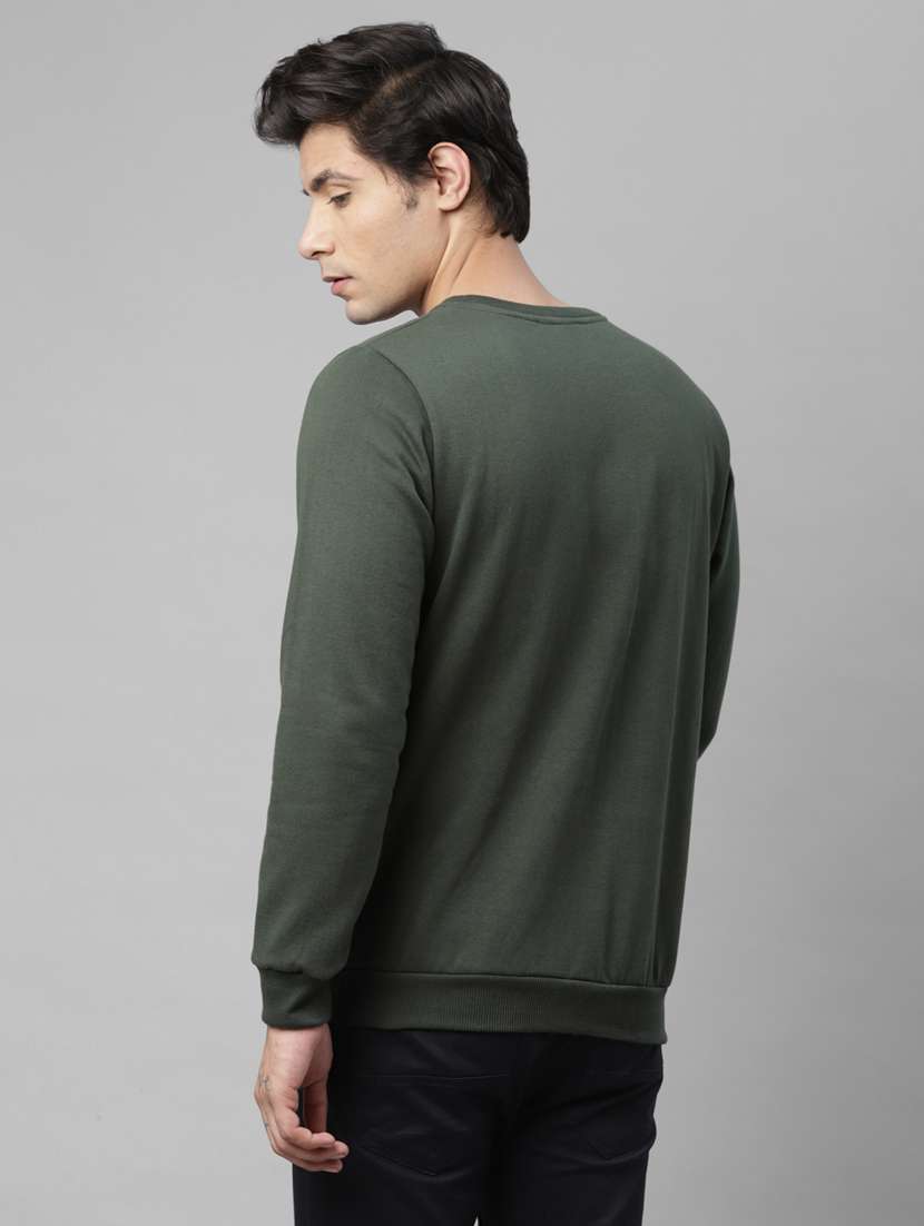 men chest print long sleeve regular fit sweatshirt - 22228604 -  Standard Image - 2