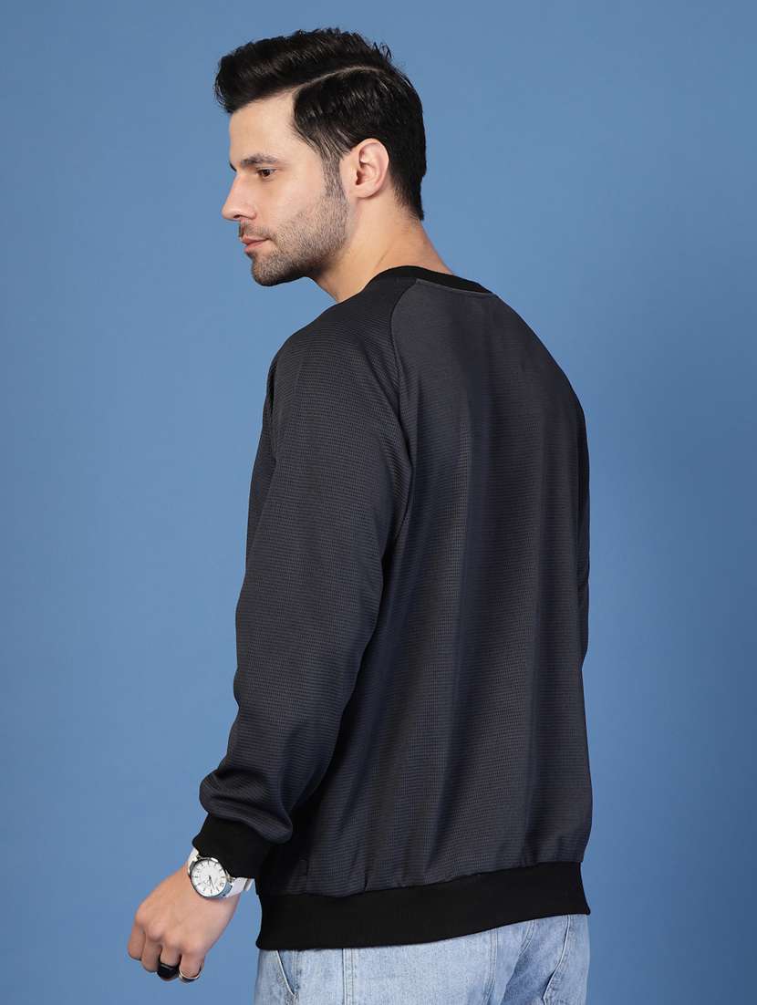 men self design long sleeve oversized sweatshirt - 22228638 -  Standard Image - 2