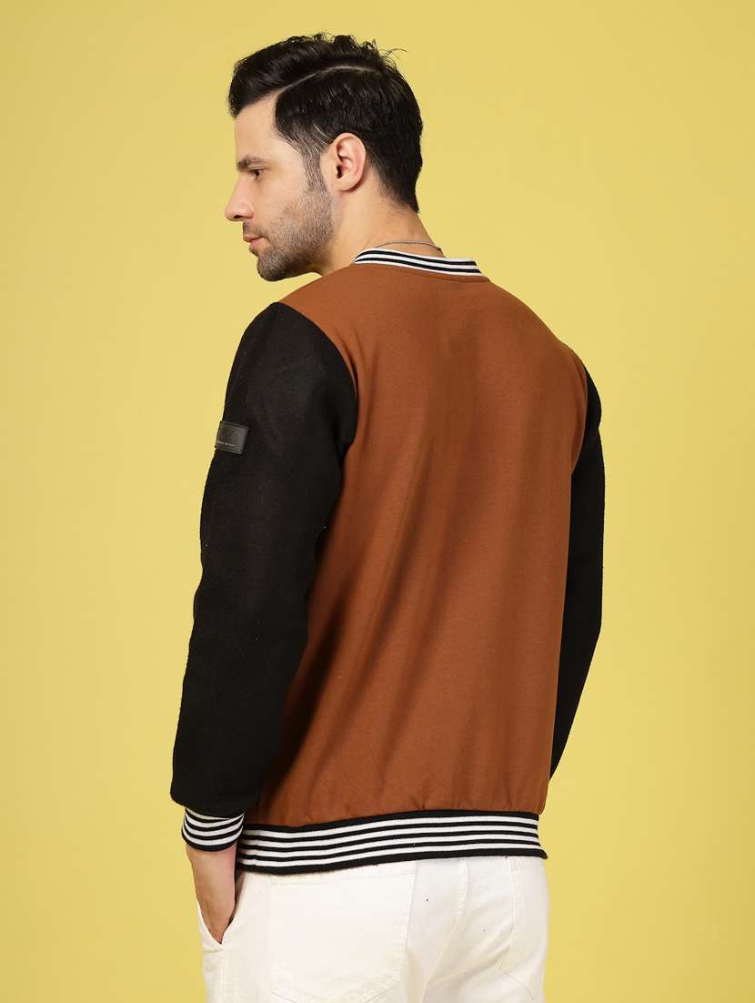 men color block long sleeve regular fit sweatshirt - 22228644 -  Standard Image - 2