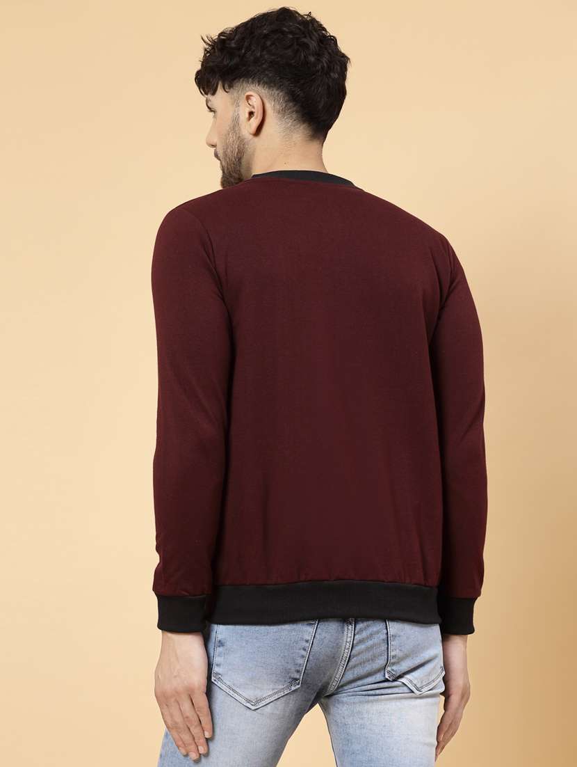 men solid long sleeve regular fit sweatshirt - 22228653 -  Standard Image - 2
