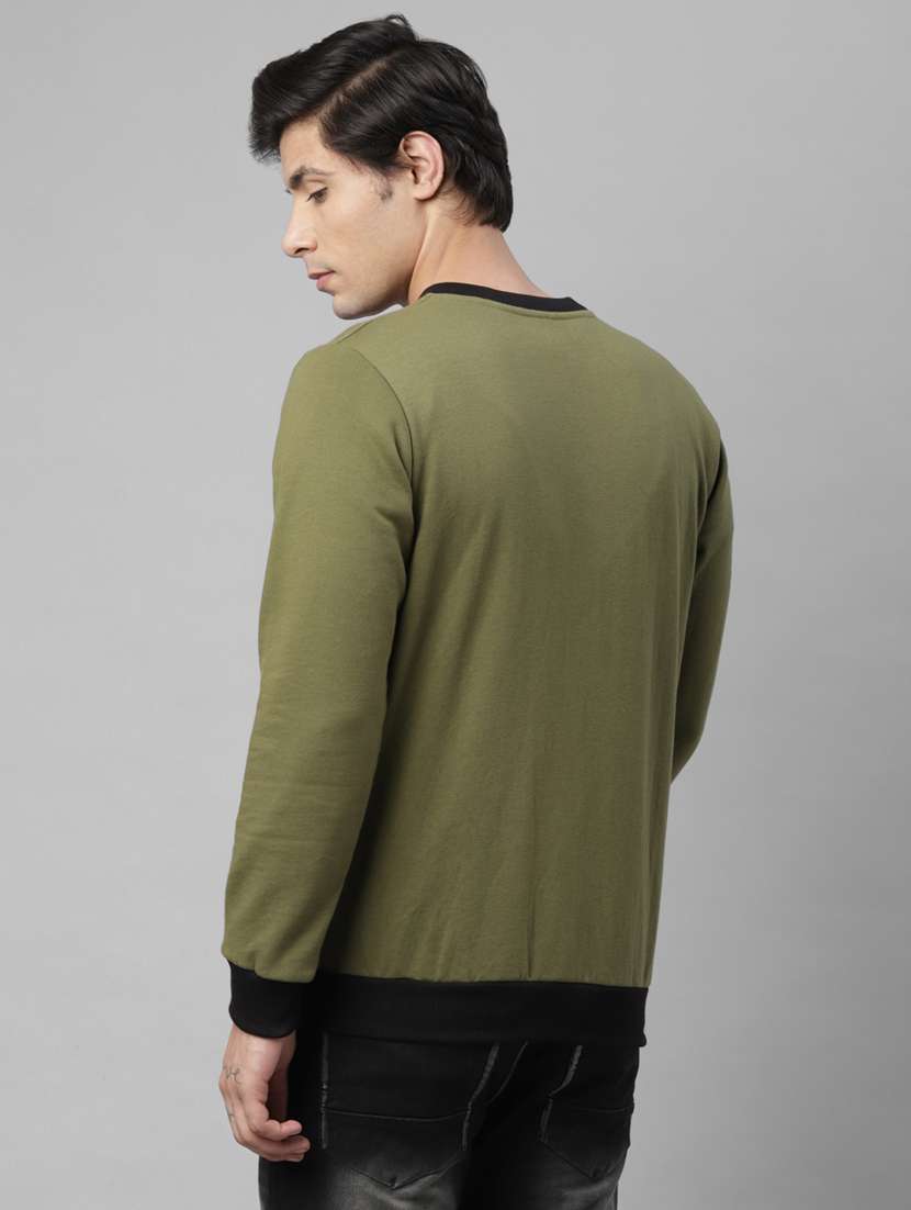 men solid long sleeve regular fit sweatshirt - 22228658 -  Standard Image - 2
