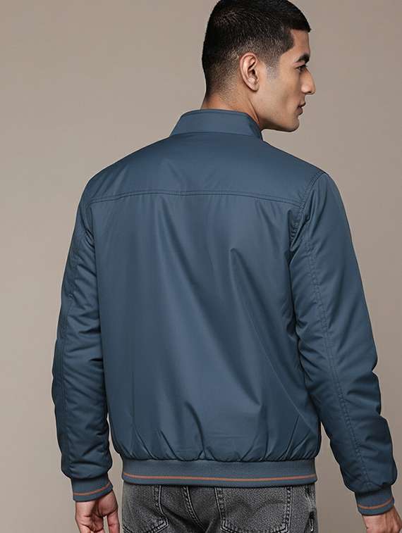 men solid long sleeve lightweight bomber jacket - 22228851 -  Standard Image - 2