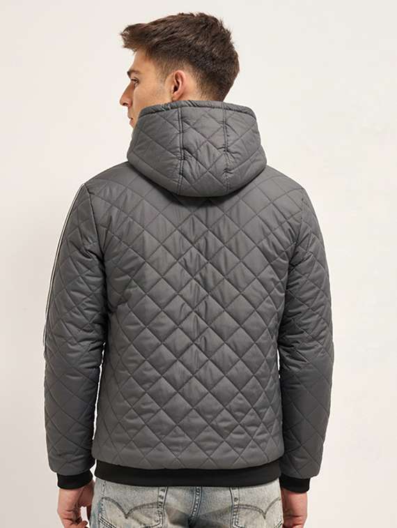 men solid long sleeve puffer jacket - 22228852 -  Standard Image - 2