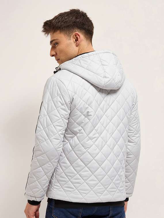 men solid long sleeve puffer jacket - 22228853 -  Standard Image - 2