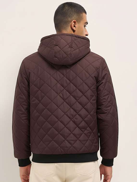 men solid long sleeve puffer jacket - 22228854 -  Standard Image - 2