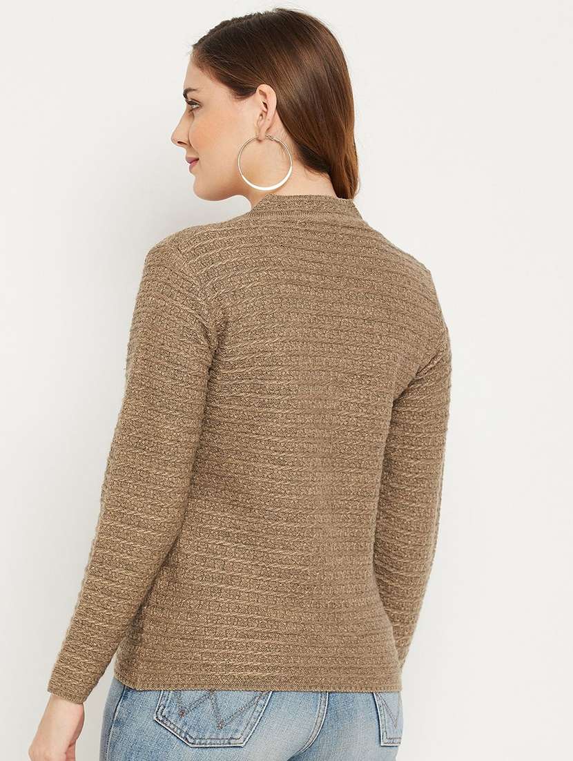 women self designed long sleeve cardigan - 22229180 -  Standard Image - 2