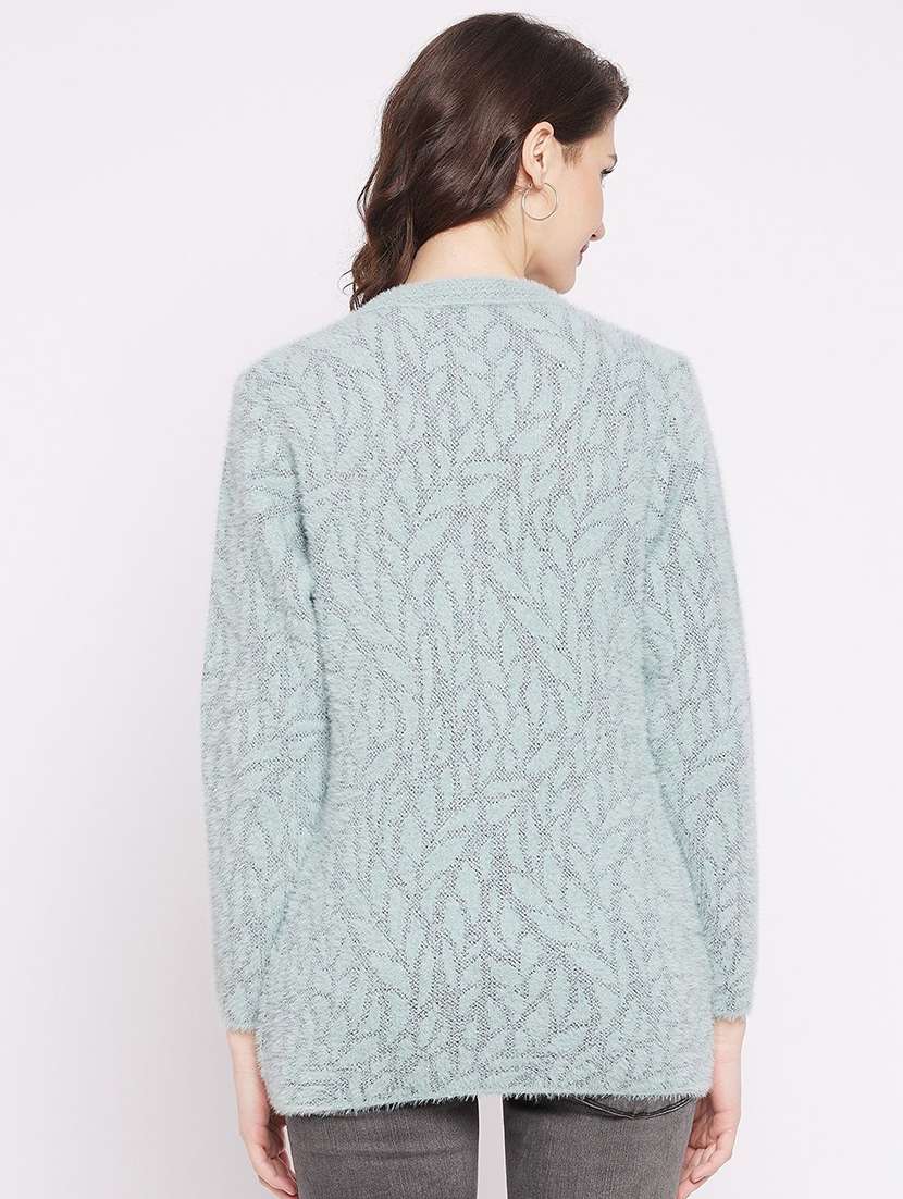 women self designed long sleeve cardigan - 22229210 -  Standard Image - 2