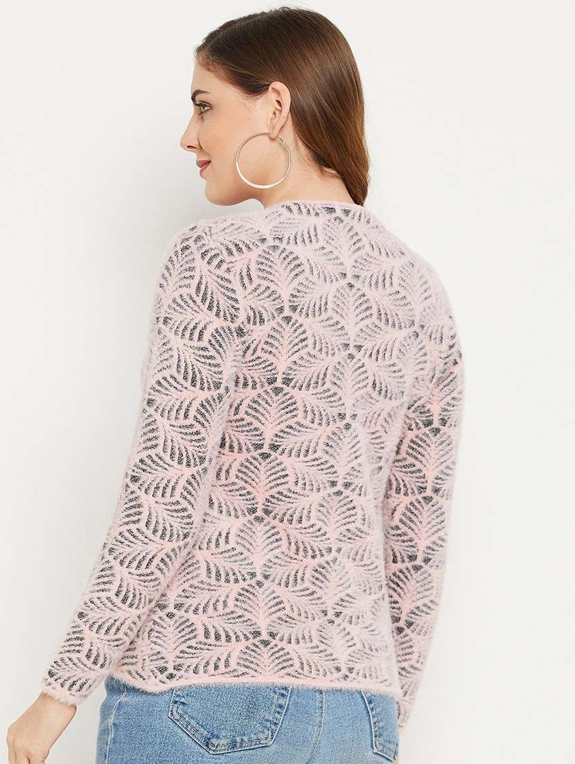 women self designed long sleeve cardigan - 22229572 -  Standard Image - 2