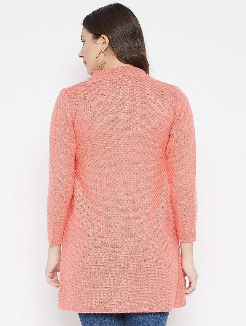 women self designed long sleeve cardigan - 22229662 -  Standard Image - 2