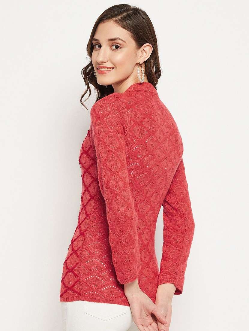 women self designed long sleeve cardigan - 22229699 -  Standard Image - 2