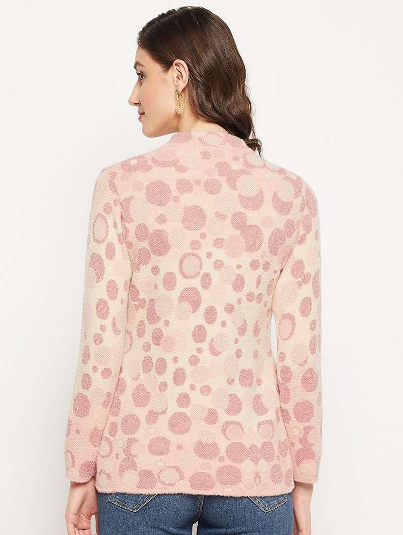 women self designed long sleeve cardigan - 22229749 -  Standard Image - 2