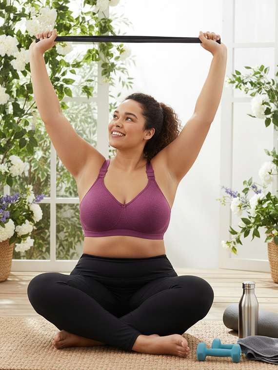 women plus size solid non padded minimizer bra - 22229791 -  Standard Image - 2