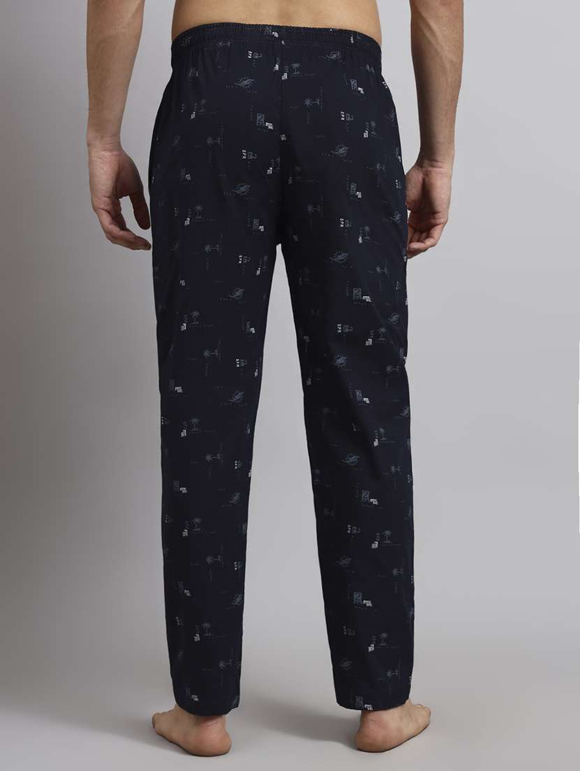 men printed mid rise loungewear pyjama - 22229829 -  Standard Image - 2