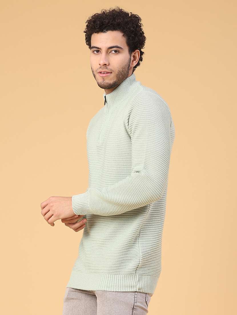 men self design long sleeve regular fit pullover  - 22230038 -  Standard Image - 2