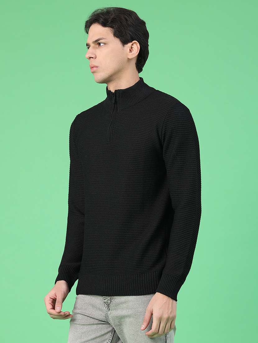 men self design long sleeve regular fit pullover  - 22230041 -  Standard Image - 2