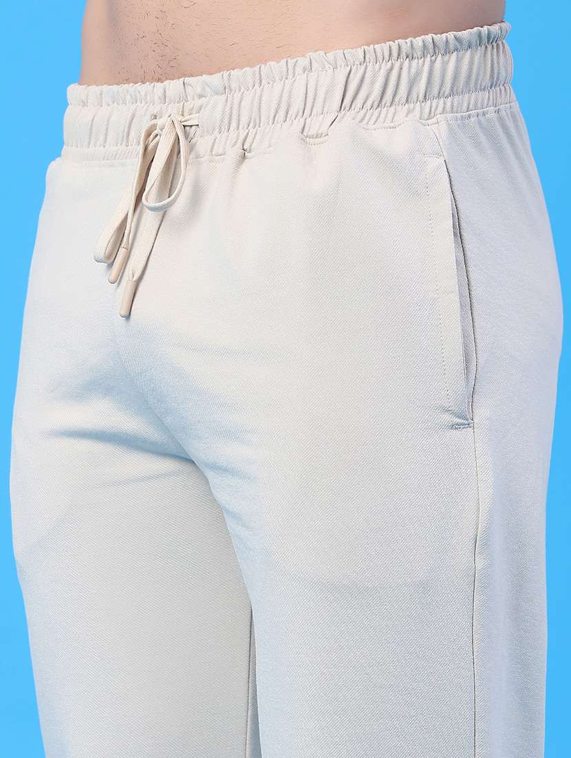 men solid mid rise ankle length track pant - 22230160 -  Standard Image - 2
