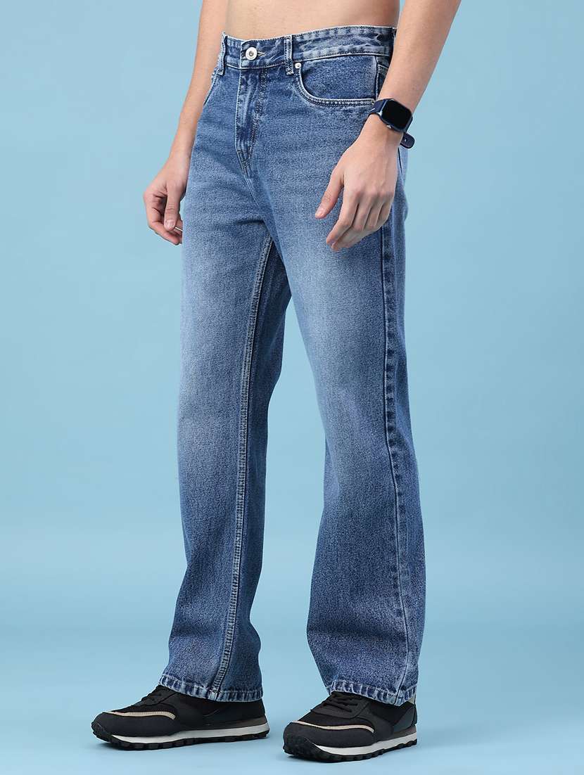 men washed mid rise full length jeans - 22230476 -  Standard Image - 2