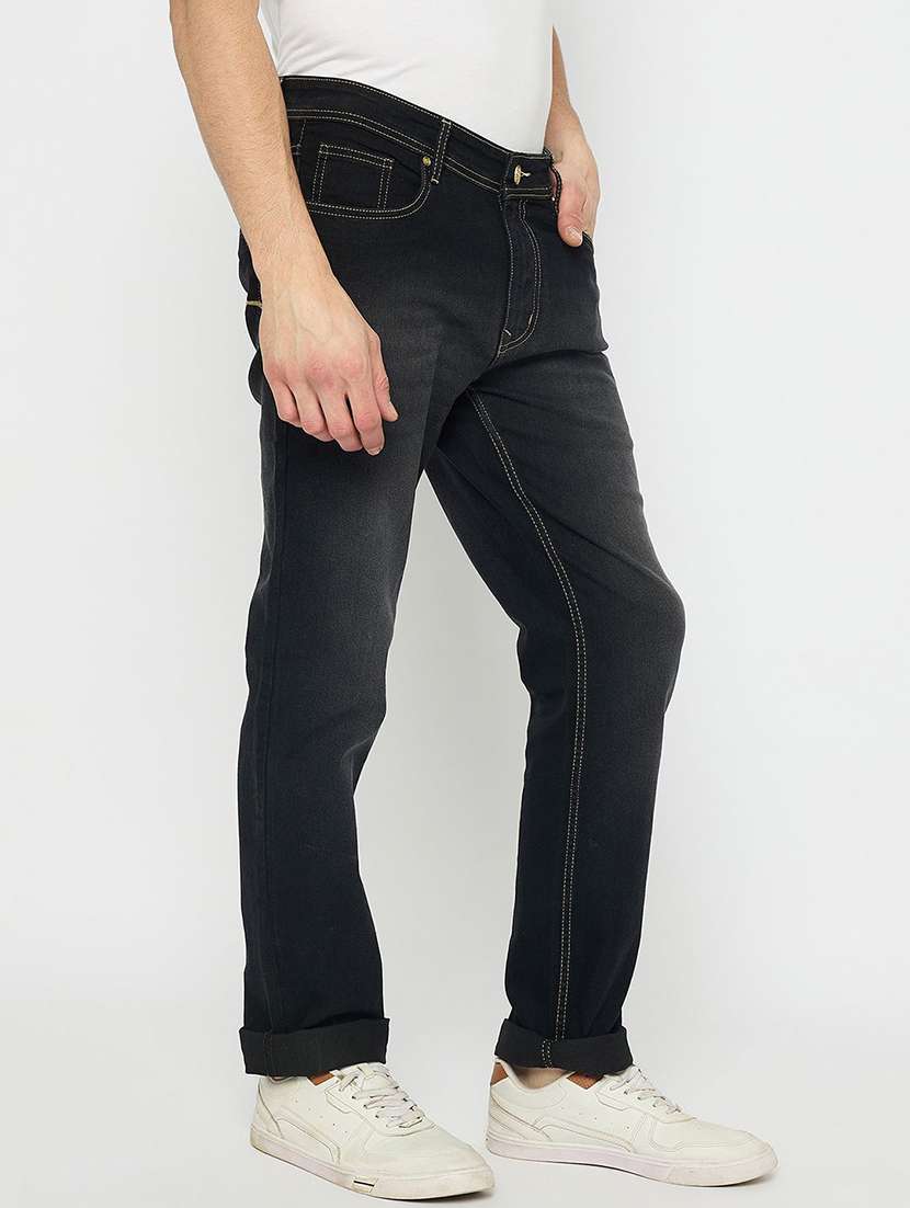 men washed mid rise full length jeans - 22230638 -  Standard Image - 2