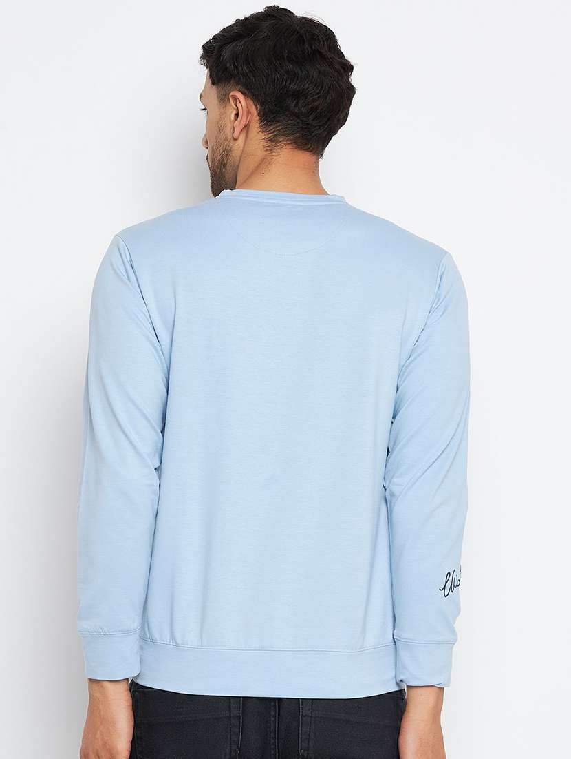 men typographic long sleeve regular fit sweatshirt - 22230659 -  Standard Image - 2