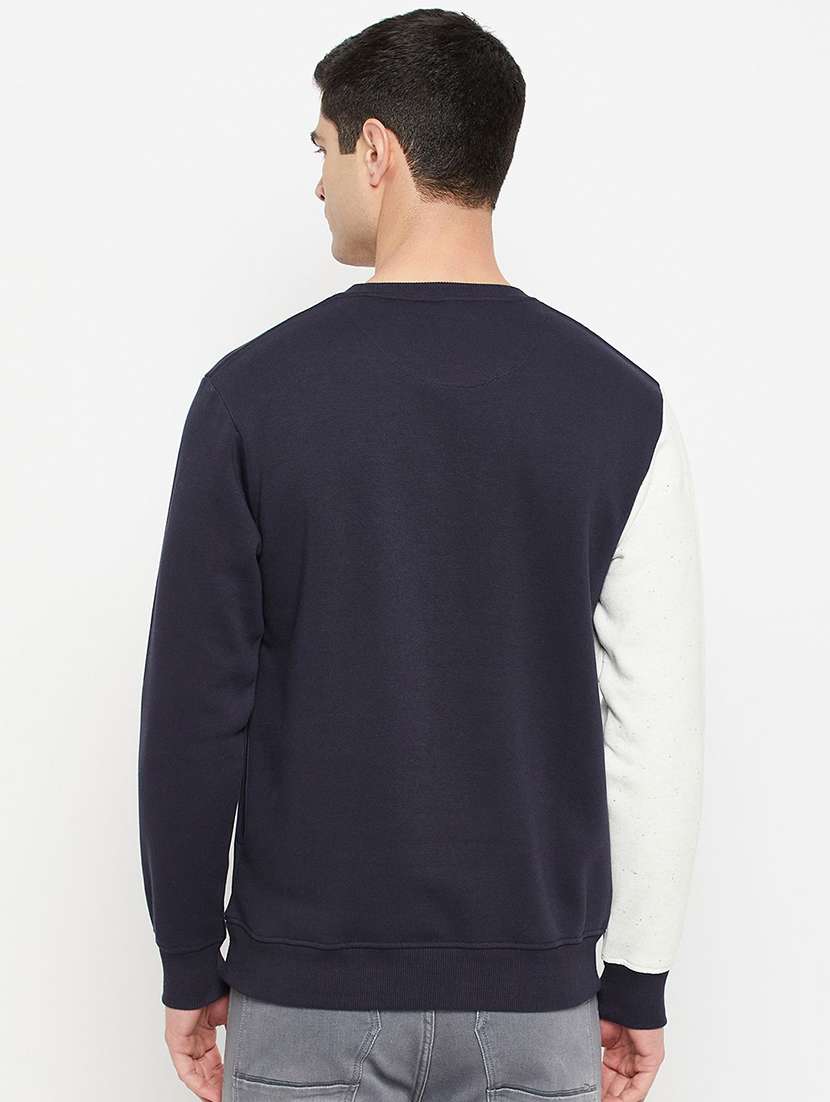 men color block long sleeve regular fit sweatshirt - 22230678 -  Standard Image - 2