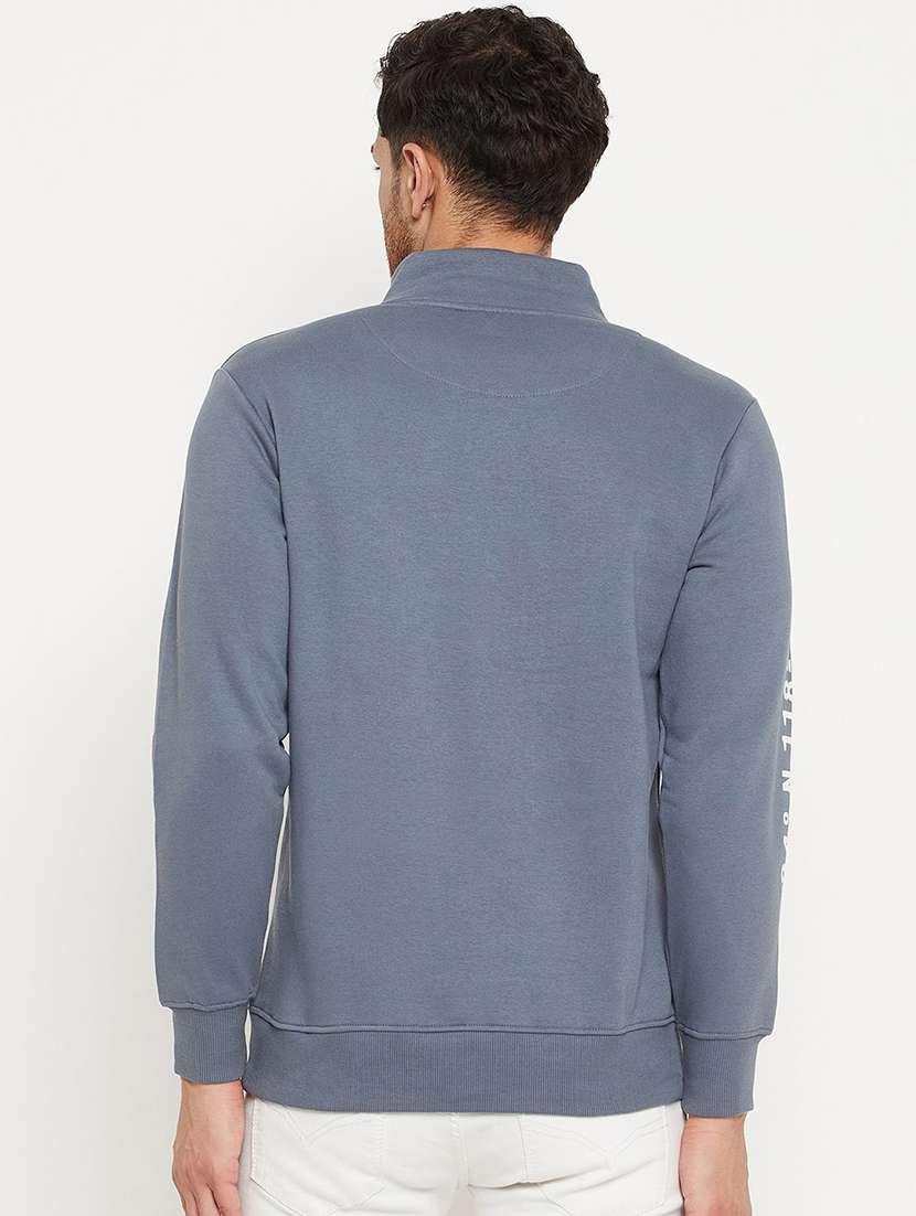 men typographic long sleeve regular fit sweatshirt - 22230691 -  Standard Image - 2