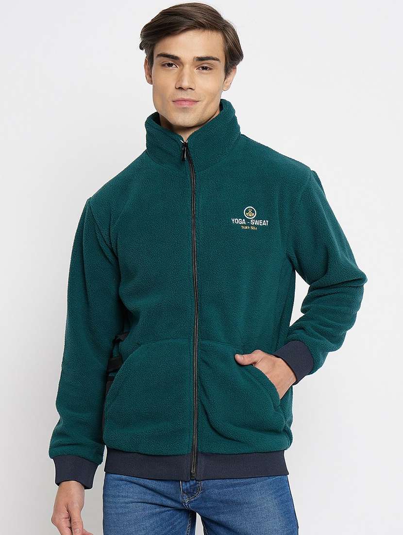 men typographic long sleeve regular fit sweatshirt