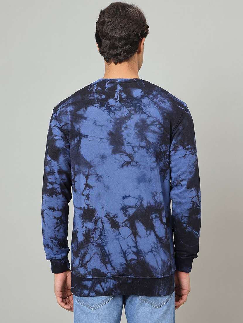 men tie & dye long sleeve regular fit casual shirt - 22230714 -  Standard Image - 2