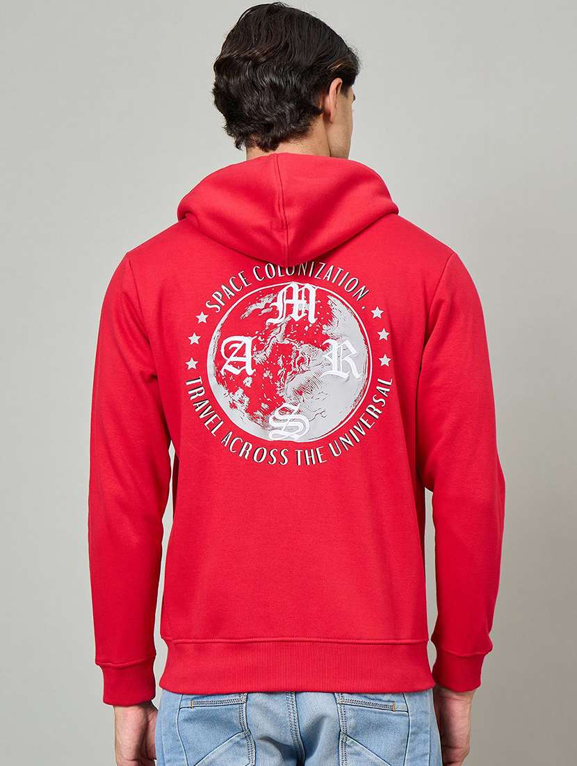 men printed long sleeve regular fit sweatshirt - 22230722 -  Standard Image - 2