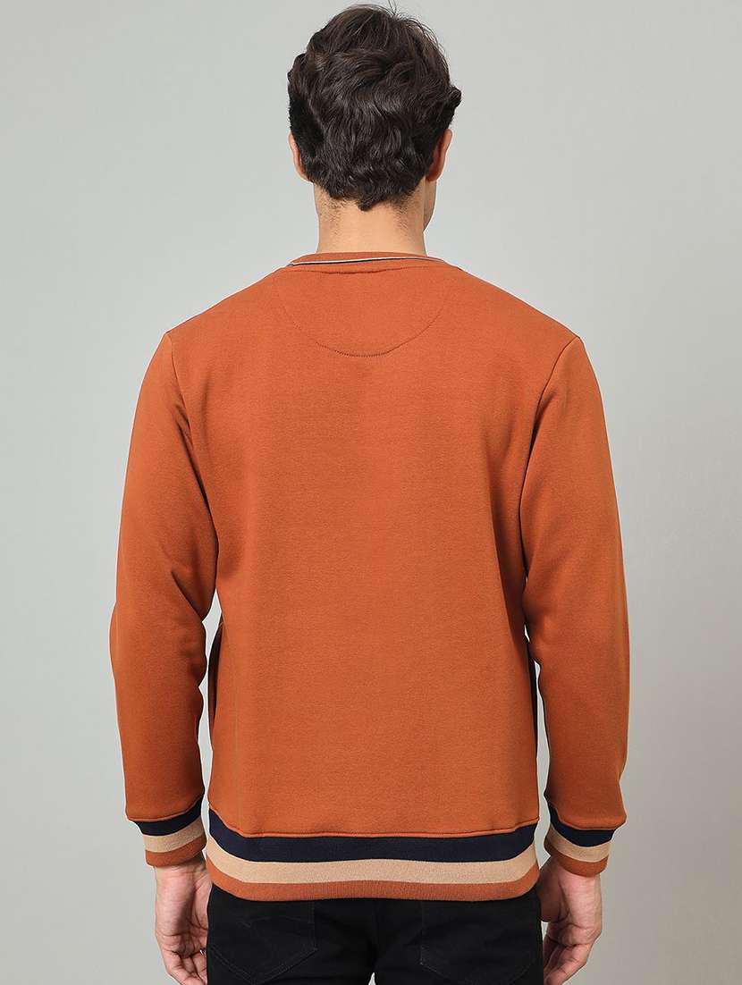 men typographic long sleeve regular fit sweatshirt - 22230749 -  Standard Image - 2