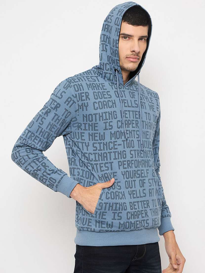 men typogarphic long sleeve regular fit reversible sweatshirt - 22230753 -  Standard Image - 2