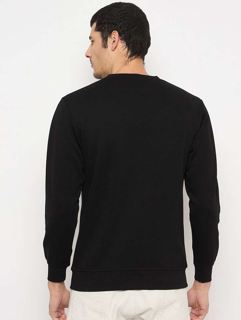 men typographic long sleeve regular fit sweatshirt - 22230762 -  Standard Image - 2