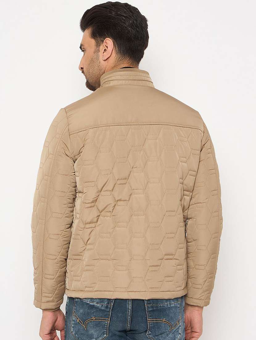 men solid long sleeve puffer jacket - 22230775 -  Standard Image - 2