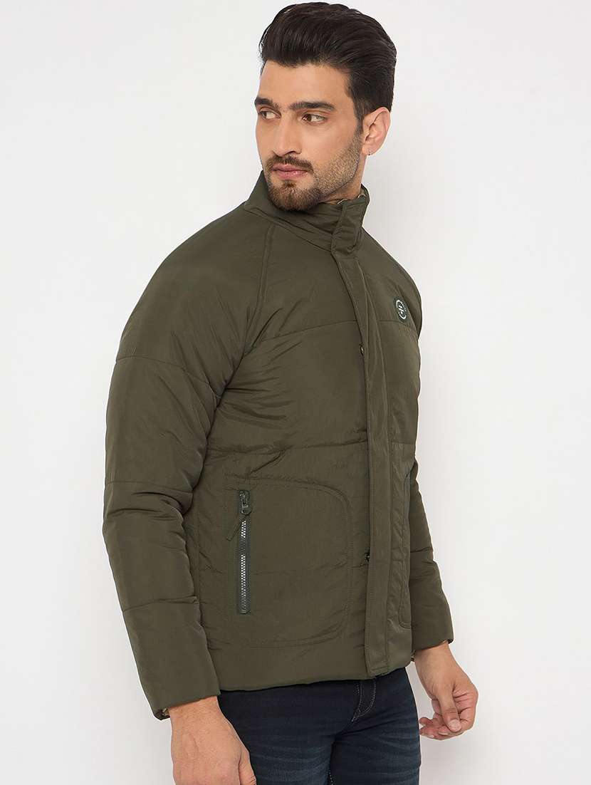 men solid long sleeve reversible puffer jacket - 22230776 -  Standard Image - 2