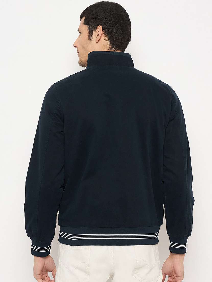 men solid long sleeve regualr fit casual jacket - 22230780 -  Standard Image - 2