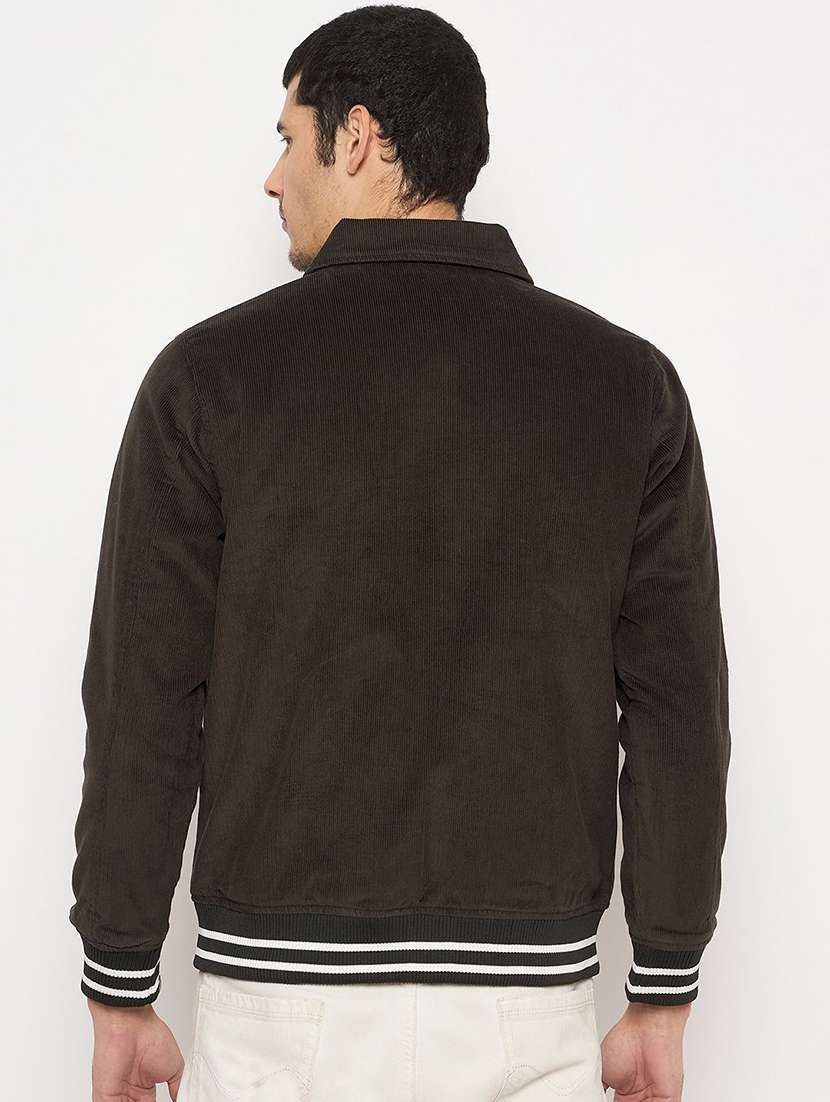 men solid long sleeve regualr fit casual jacket - 22230782 -  Standard Image - 2