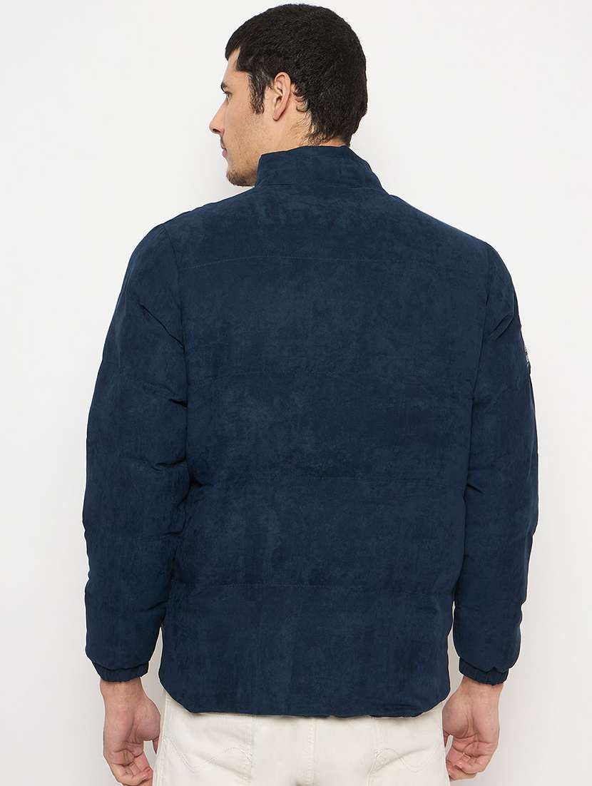 men solid long sleeve bomber jacket - 22230788 -  Standard Image - 2