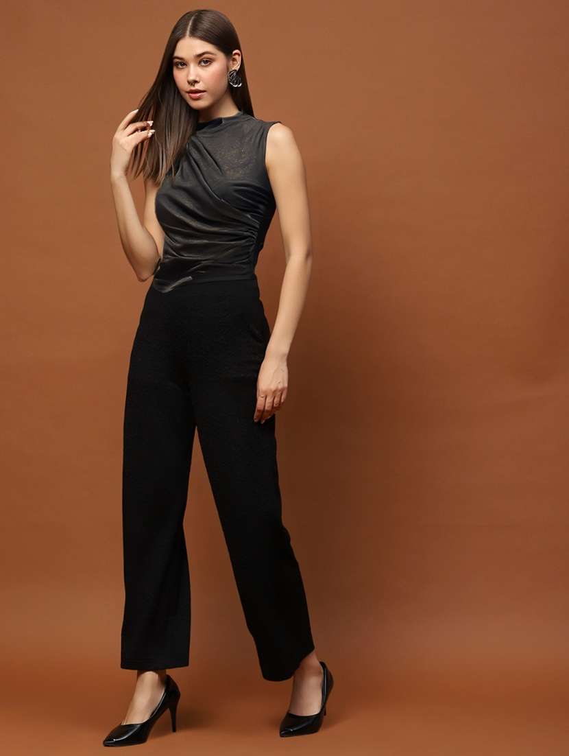 women solid cowl neck sleeveless top - 22231088 -  Standard Image - 2