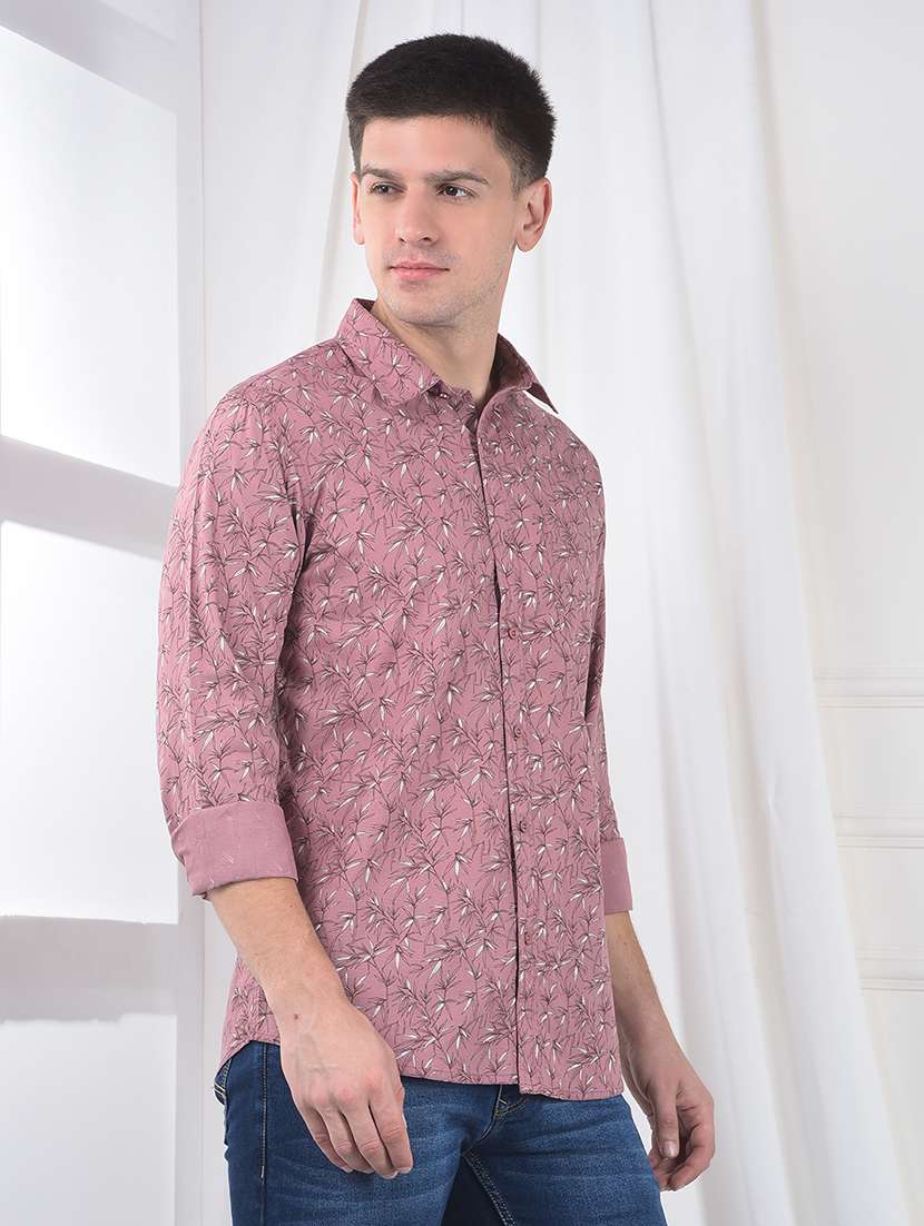 men printed long sleeve regular fit casual shirt - 22231123 -  Standard Image - 2