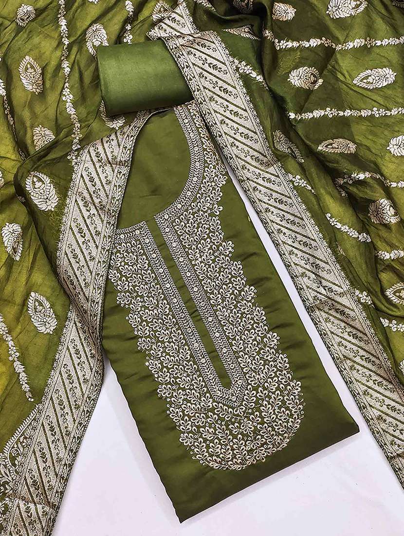 women solid with work unstitched suit set - 22231327 -  Standard Image - 2