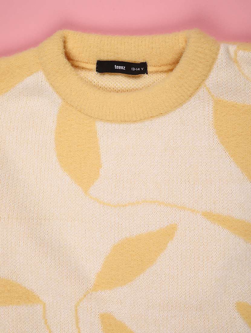 girls self designed long sleeve sweater - 22231455 -  Standard Image - 2