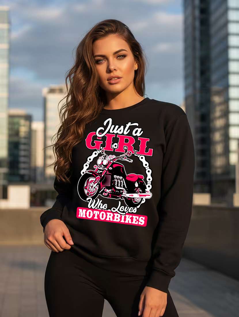 women printed long sleeve sweatshirt