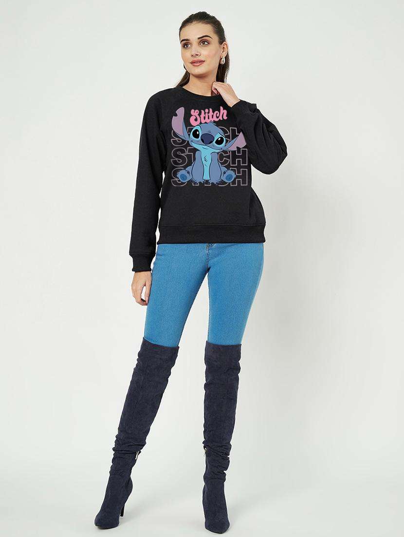 women printed long sleeve sweatshirt - 22231569 -  Standard Image - 2