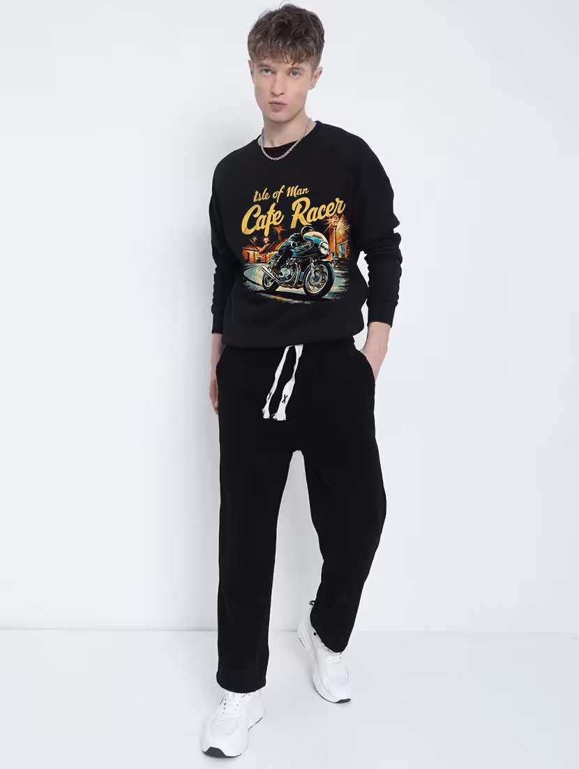 men front print long sleeve regular fit sweatshirt - 22231587 -  Standard Image - 2