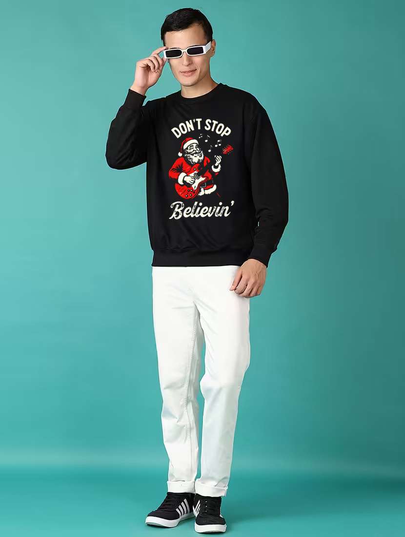 men front print long sleeve regular fit sweatshirt - 22231603 -  Standard Image - 2