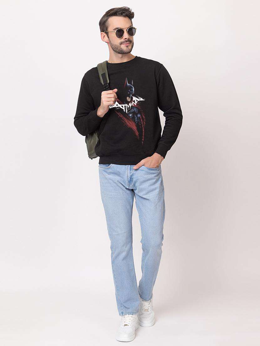 men front print long sleeve regular fit sweatshirt - 22231613 -  Standard Image - 2