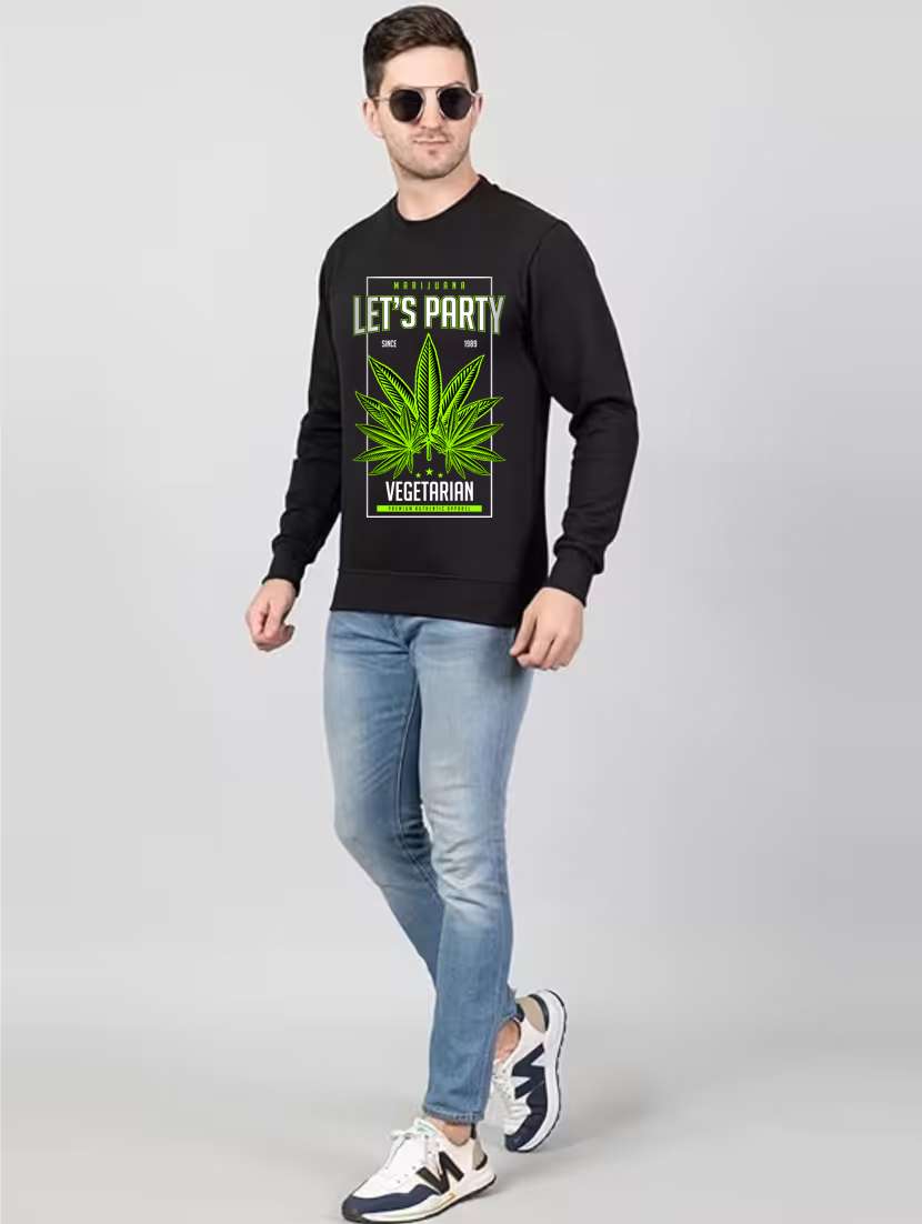 men front print long sleeve regular fit sweatshirt - 22231618 -  Standard Image - 2