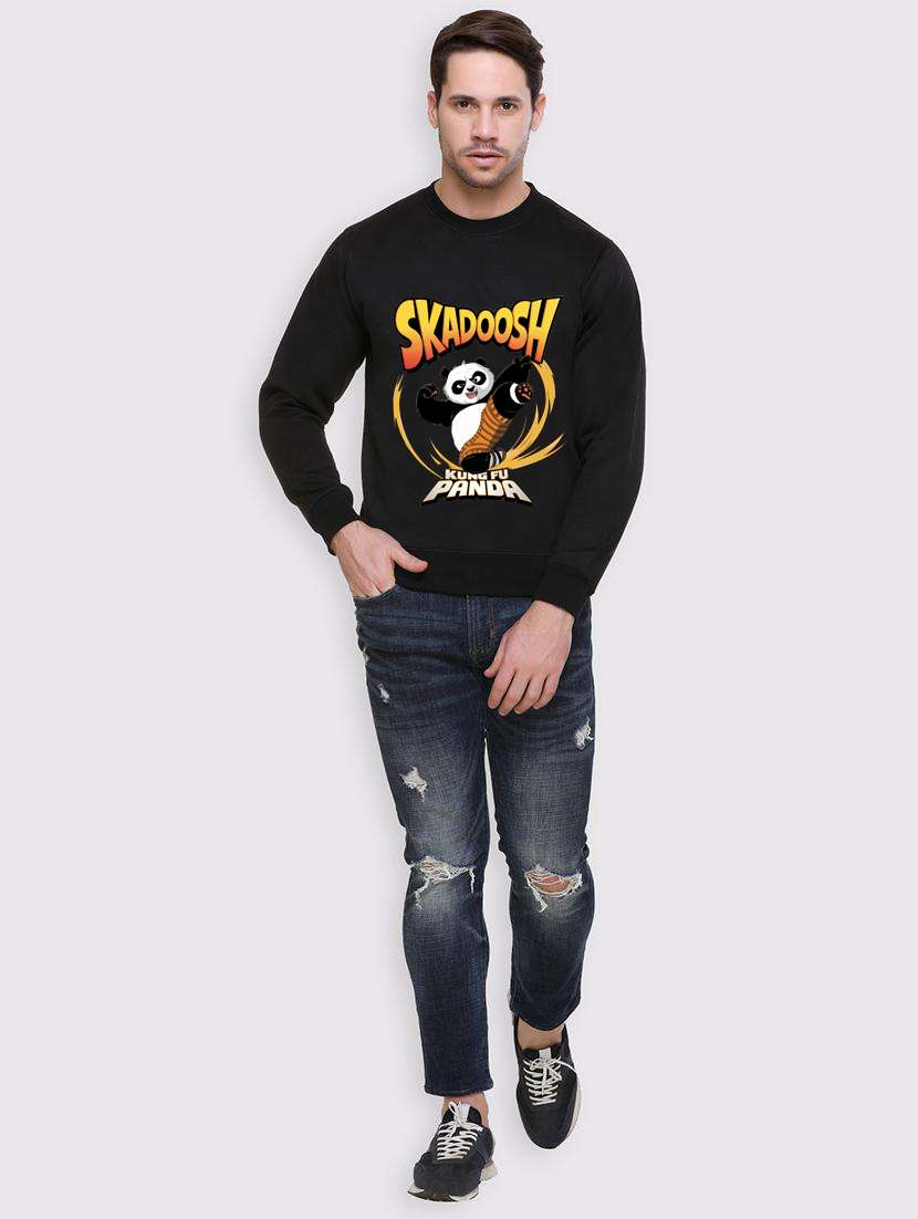 men front print long sleeve regular fit sweatshirt - 22231624 -  Standard Image - 2
