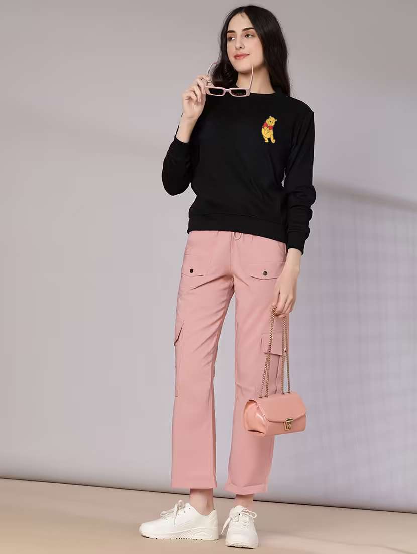 women front & back print long sleeve sweatshirt - 22231629 -  Standard Image - 2